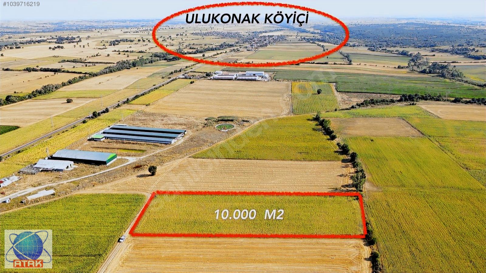 Kırklareli Ulukonak 10.096 M2 Arsa